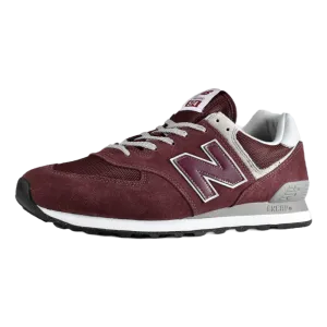 574 Burgundy / White