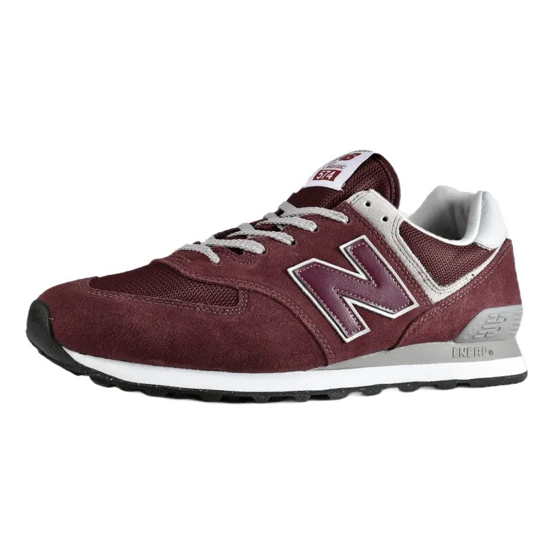 574 Burgundy / White