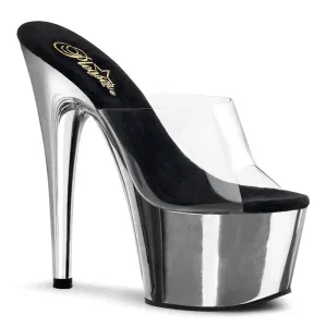 ADORE-701 Silver Chrome 7 Inch High Heel