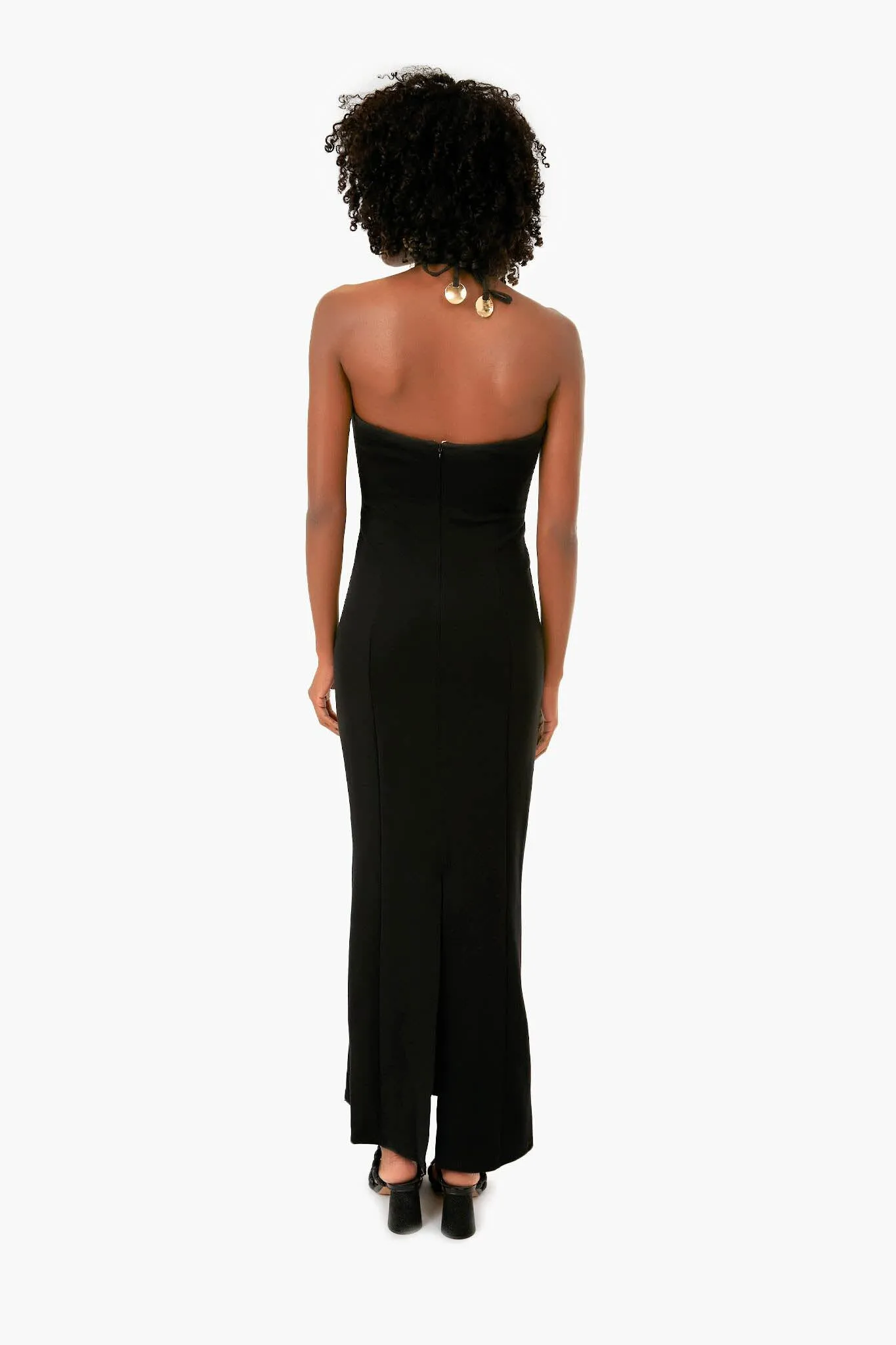 Black Bardot Maxi Dress