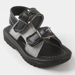 Boys Sandal 203-29 - Black/Grey