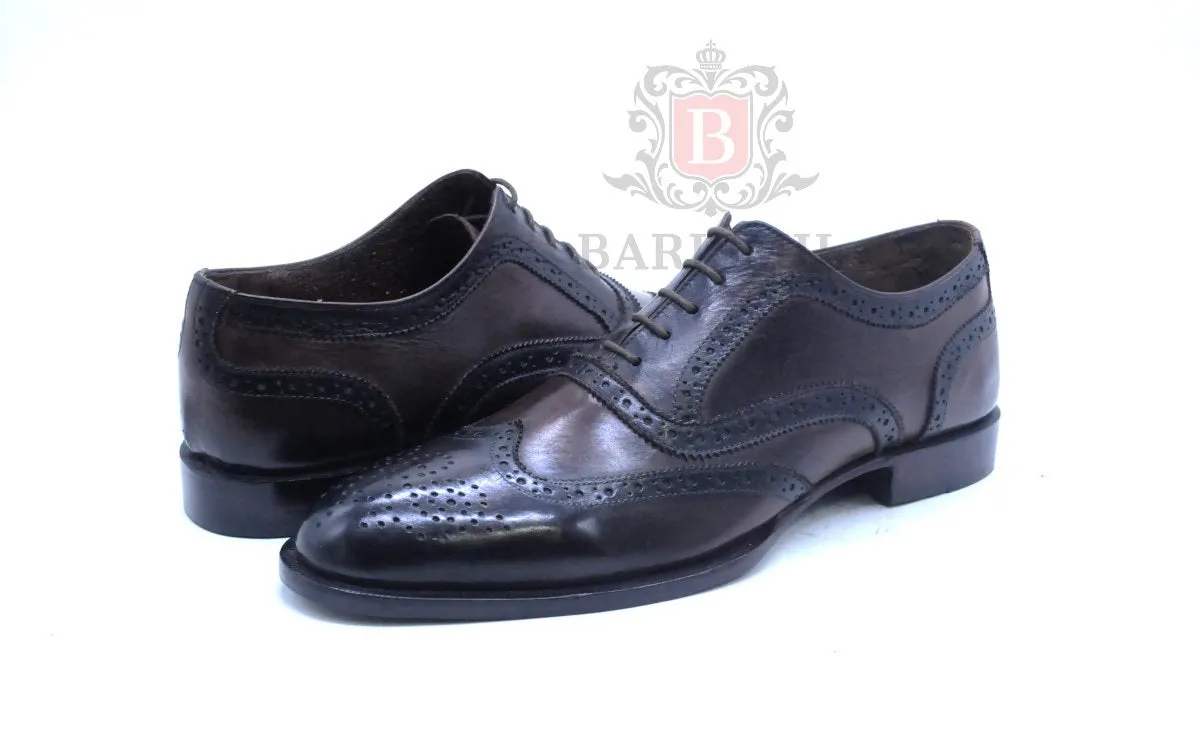 Dublin III - Two-tone Wingtip Oxfords