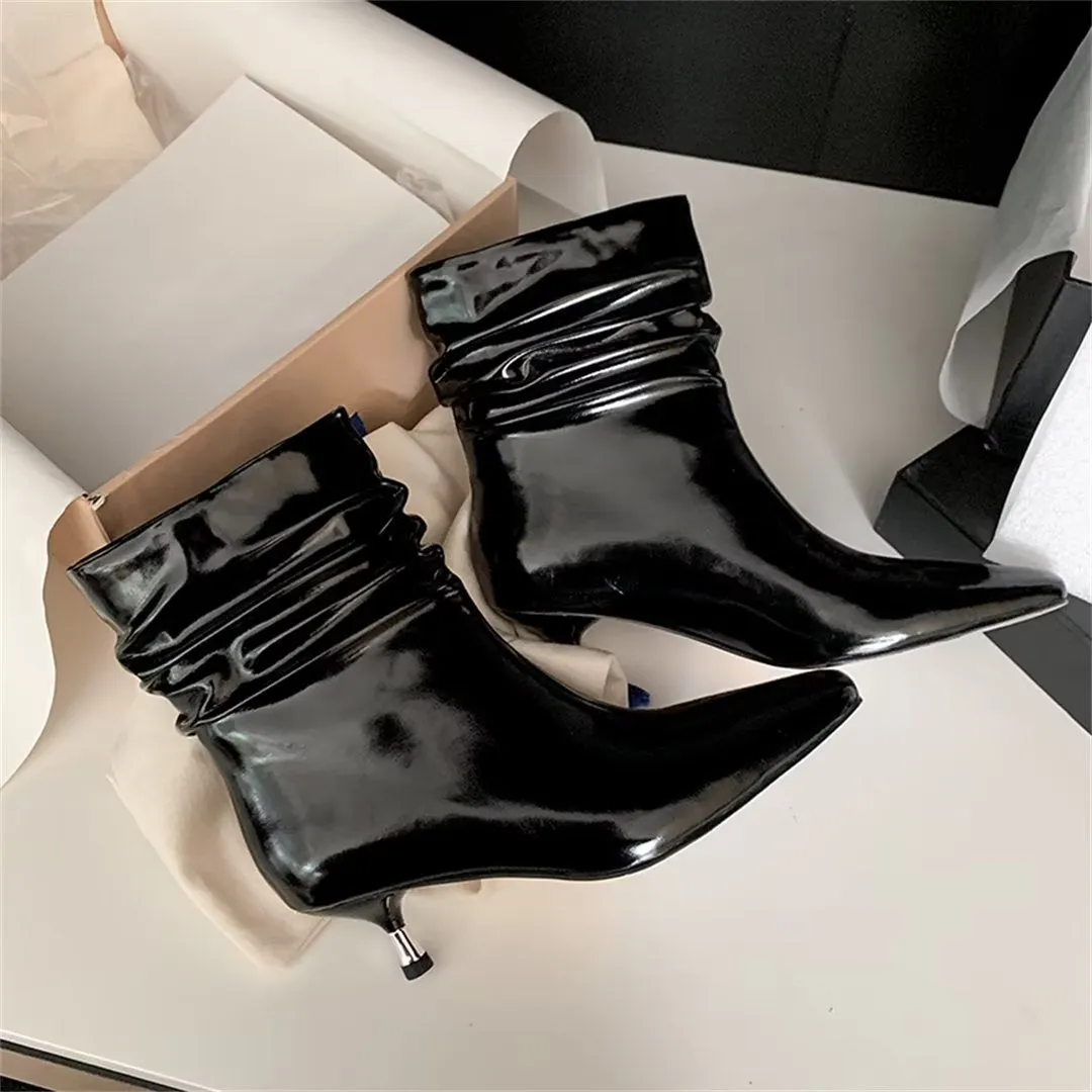 ElegantLeather Over-Knee Pointed Toe Stiletto Heel Boots