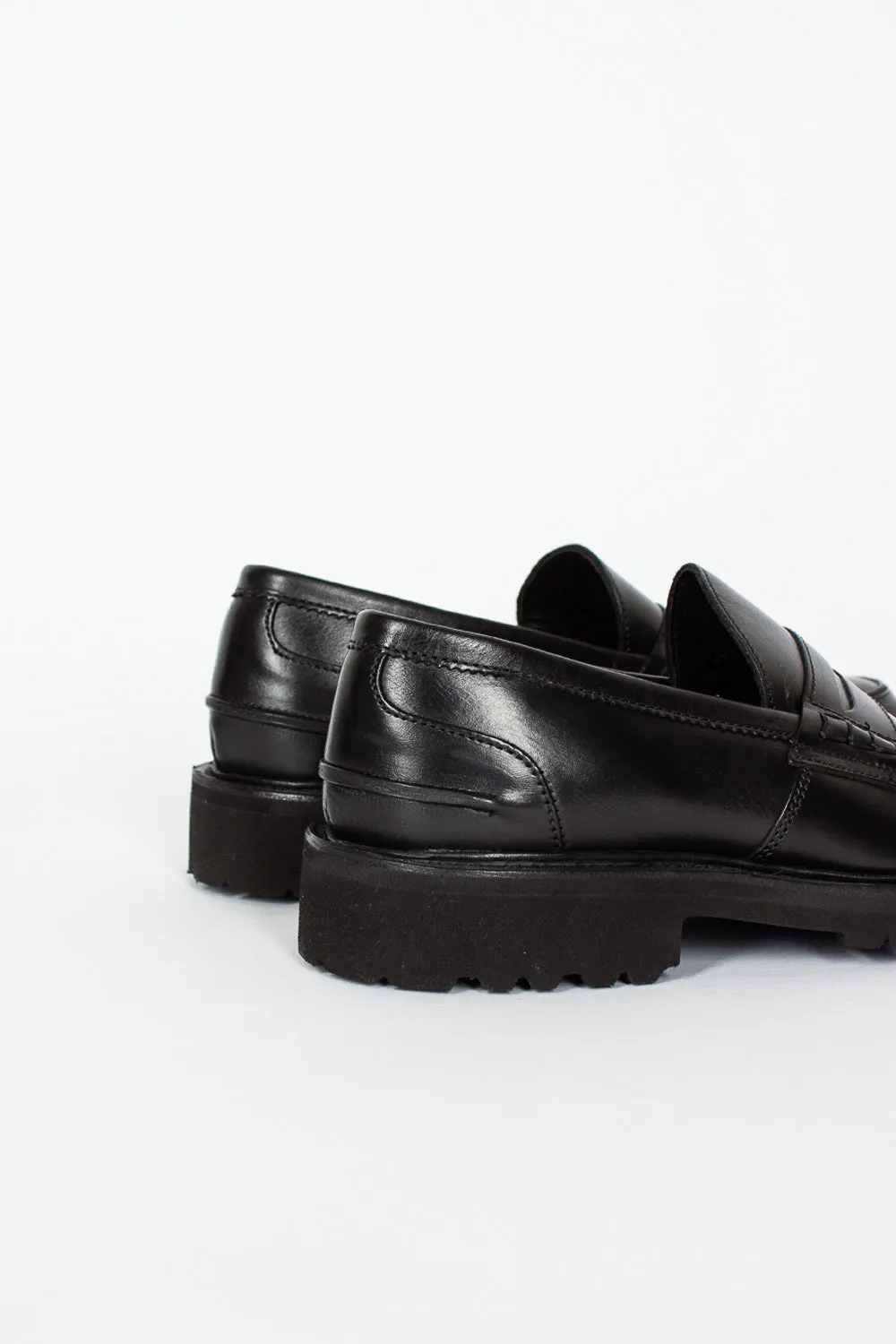 Eva Penny Loafer Black