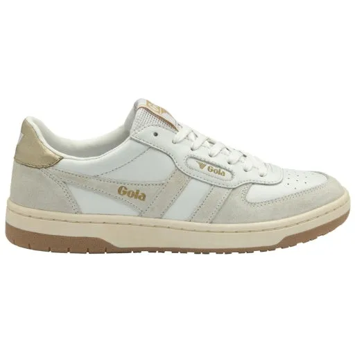 GOLA WOMEN'S HAWK SNEAKERS WHITE/OW/GOLD