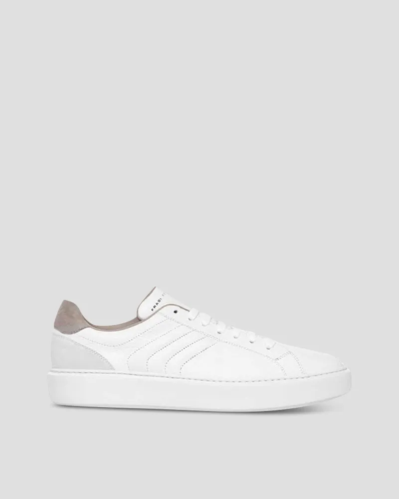 Leather Sneakers - White