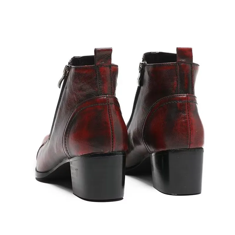 LeatherLux Classy Statement Dress Boots