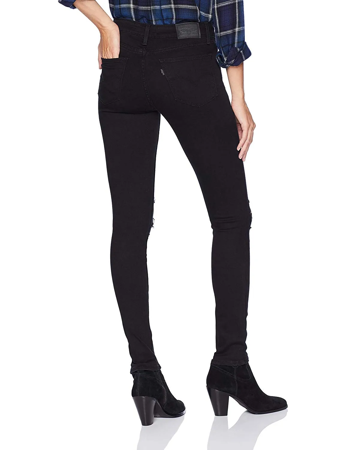 Levi's Women's 711 Skinny Jean - Mystery Black