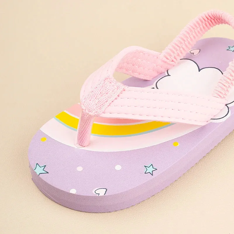 Little Boys and Girls Stylish Design Various Colors Flat Slippers Children Lovely Lithe Flip Flops WCDX01