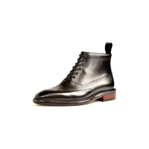 LuxeTravel Exotic Designer Lace-Up Leather Chelsea Boots