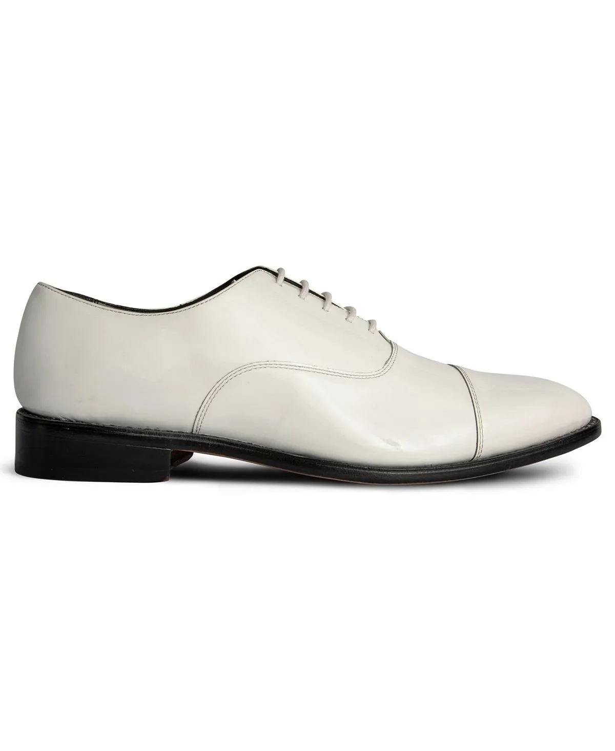 Men's classic oxford shoes clinton tux cap-toe Anthony Veer, white