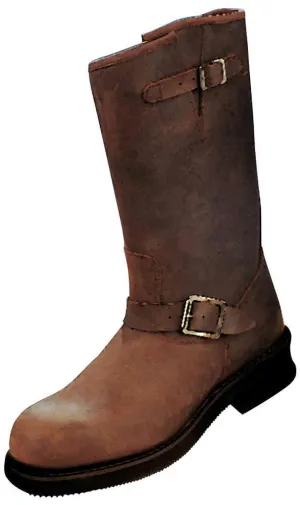 Motorcycle engineer boots long Kochmann, brown