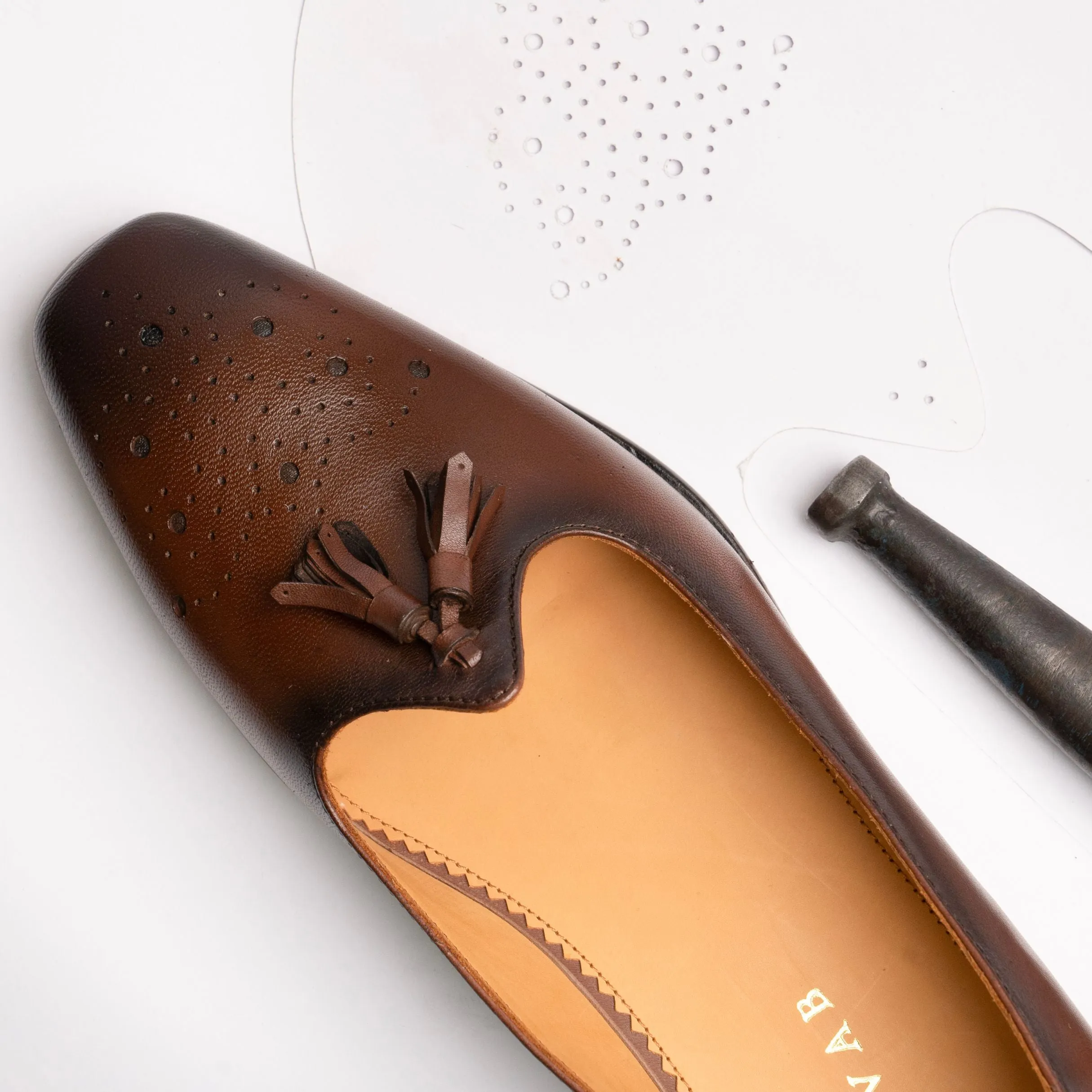 Nagra Tassel & Brogue | Choco Brown Leather