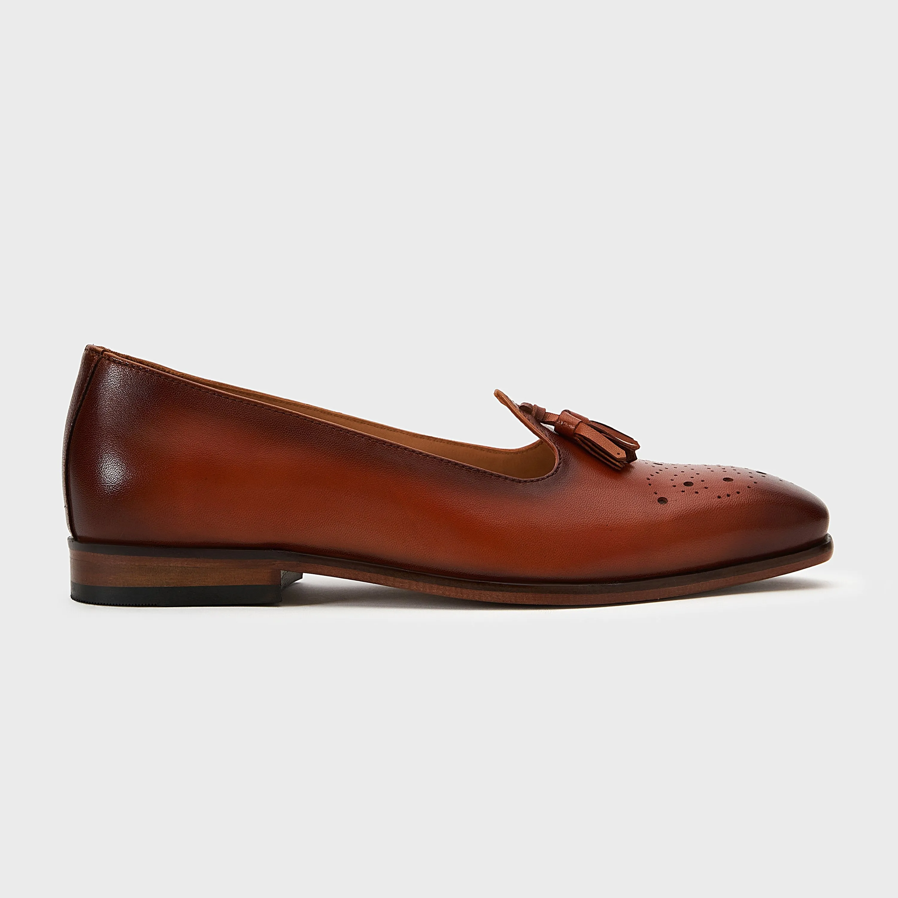 Nagra Tassel & Brogue | Cognac Leather