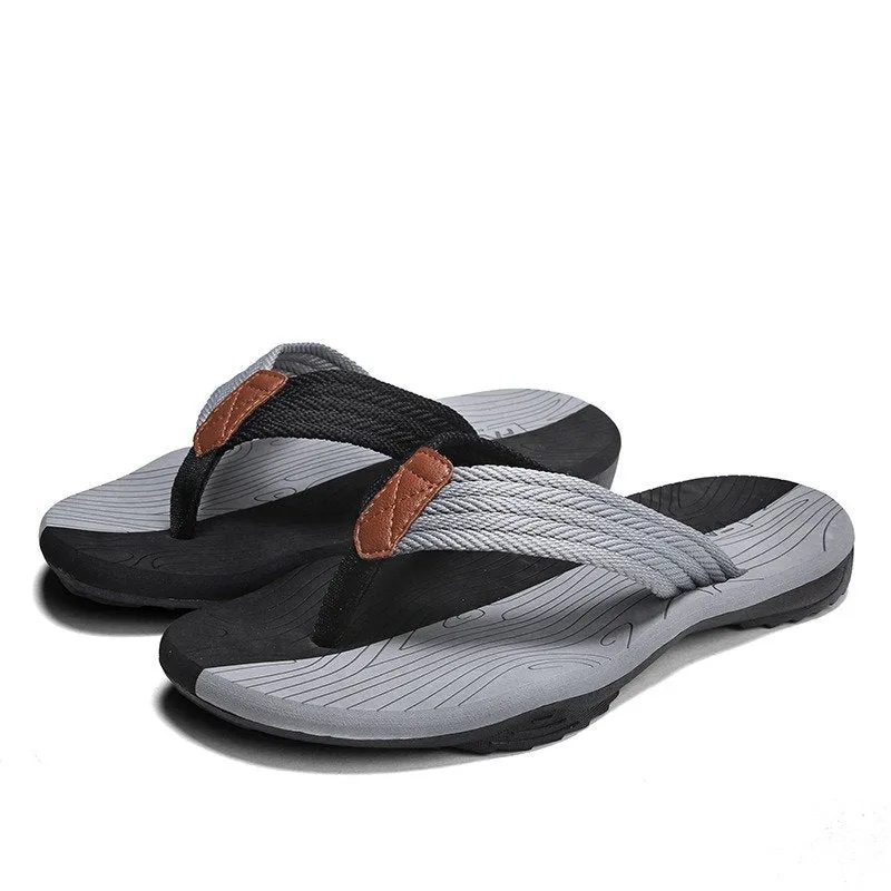 OCW Orthopedic Sandals Men Wide Width Comfy Flat Sporty Flip-flops Trendy Summer