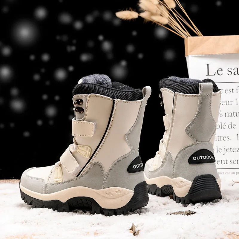 Owlkay Winter Outdoor Snow Boots