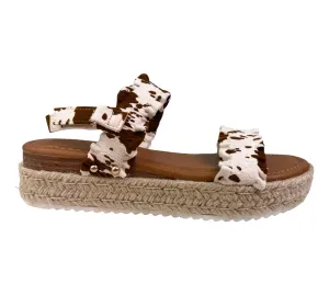 Pierre Dumas Magic 9 Sandal in Beige Combo