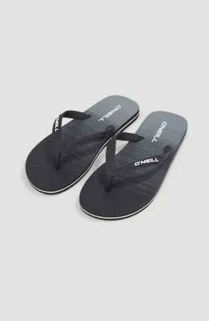 Profile Graphic Sandals | Black Simple Gradient B Panel