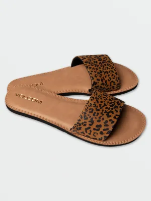 Simple Slide Sandal - Cheetah