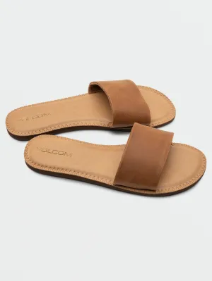 Simple Slide Sandal - Tan